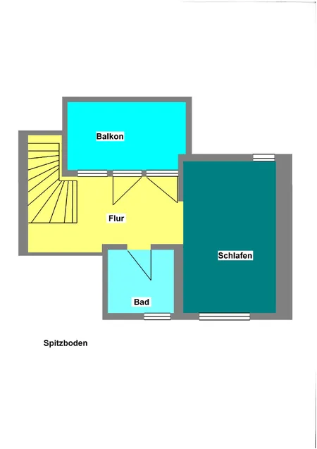 Grundriss Schlafbereich