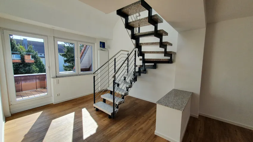 Ausblick auf den Balkon