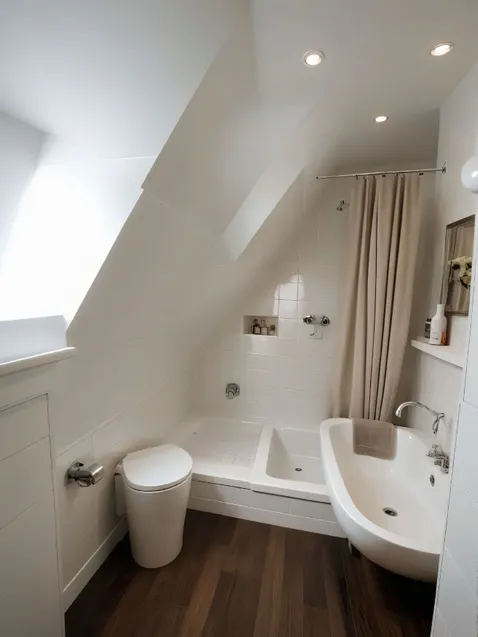 Badezimmer DG visualisiert