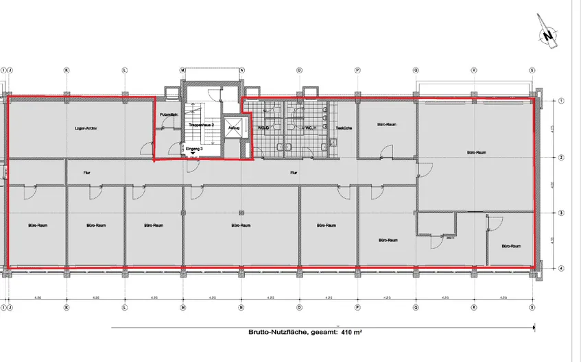Grundriss 410 m² 1 Geschoss links Exposé