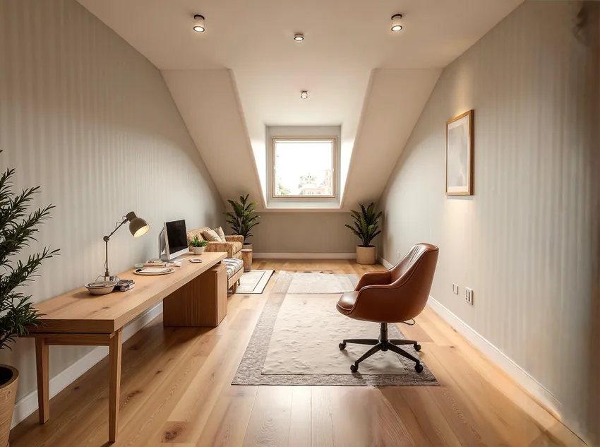 Arbeitszimmer visualisiert