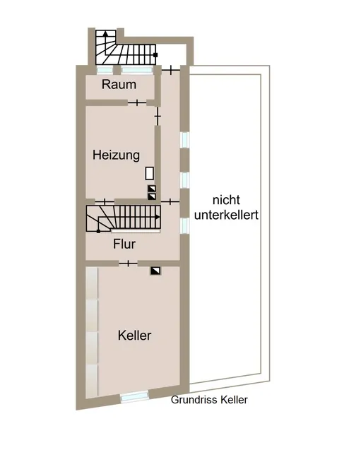 Grundriss Keller
