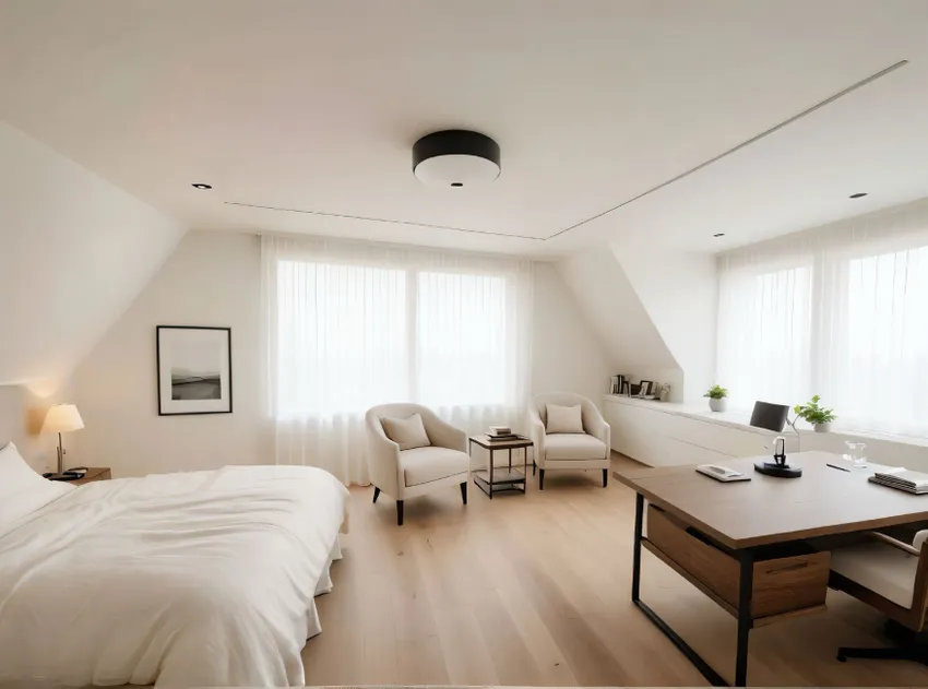 Gästezimmer visualisiert