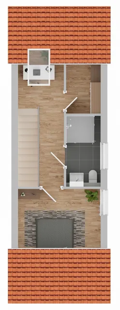 Dachgeschoss visualisiert