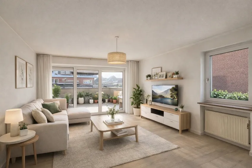 Wohnzimmer visualisiert