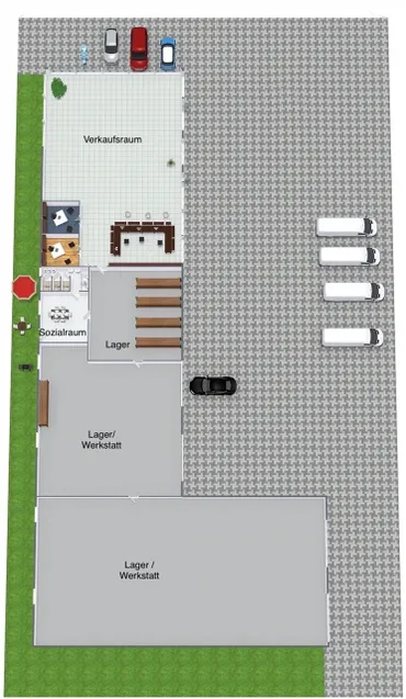 Grundriss (nicht maßstabsgetreu)