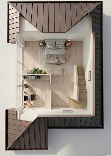 Grundriss Spitzboden