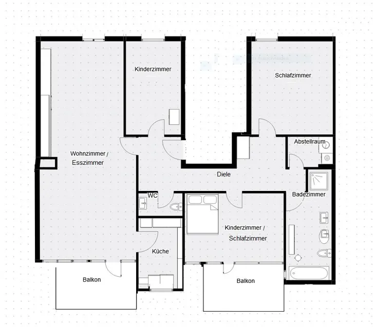 Grundriss  Zeichnung