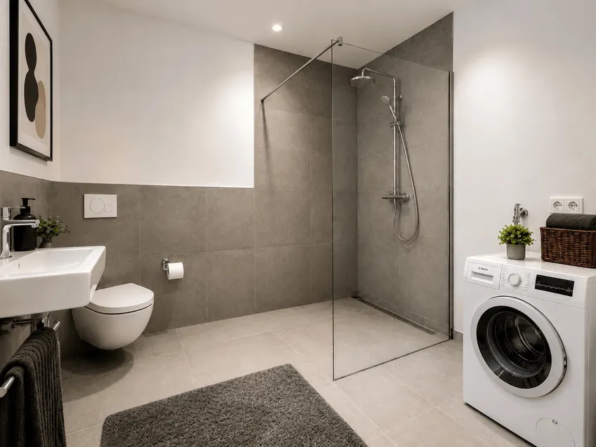 Badezimmer visualisiert