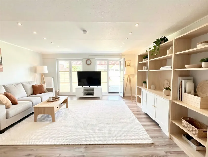 Wohnzimmer visualisiert