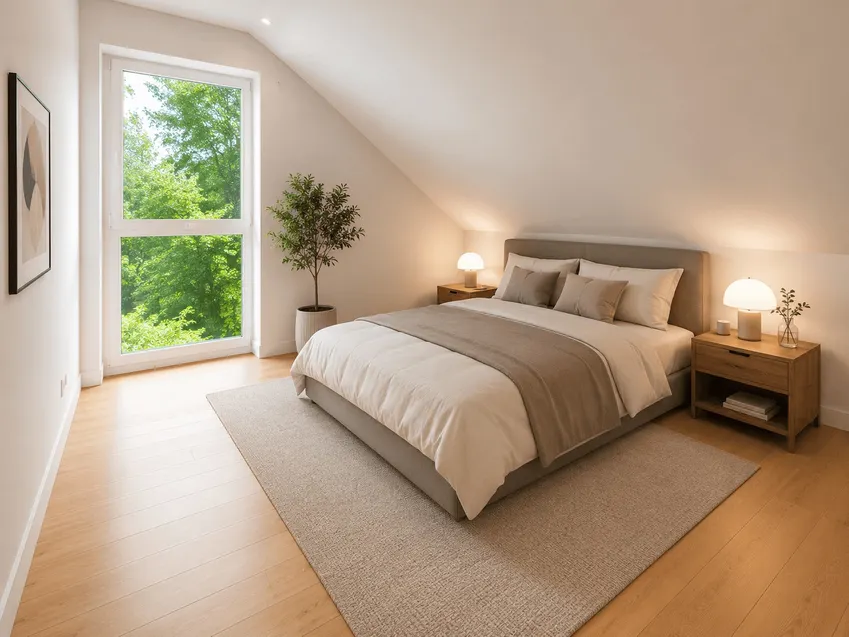 Schlafzimmer visualisiert