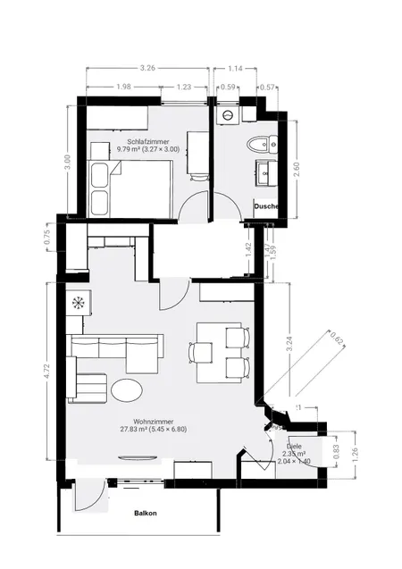 Grundriss Entwurf