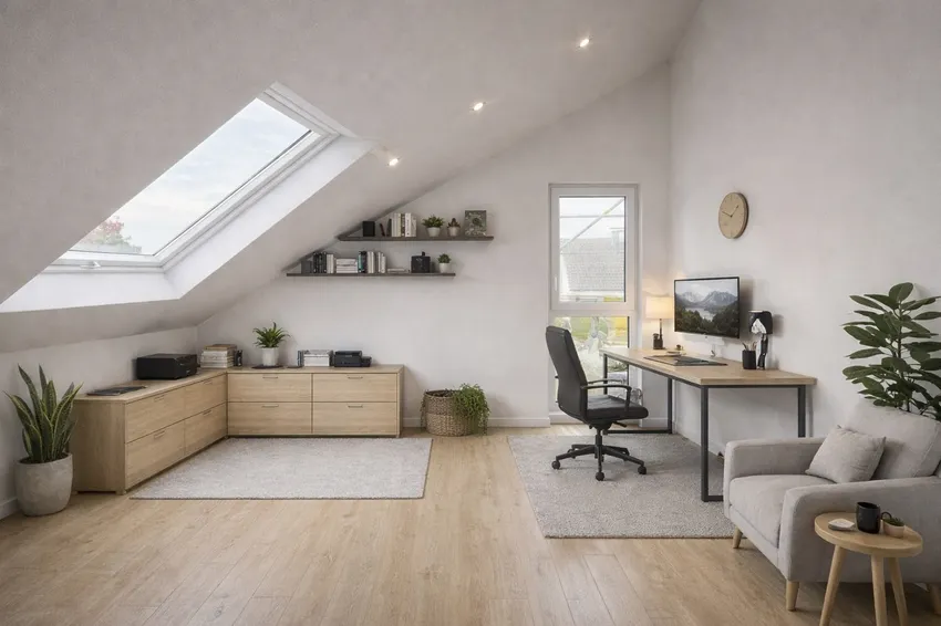 Arbeitszimmer DG KI visualisiert