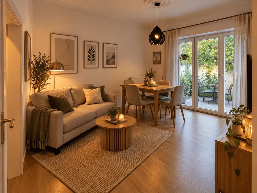 Wohnzimmer Erdgeschoss AI visualisiert