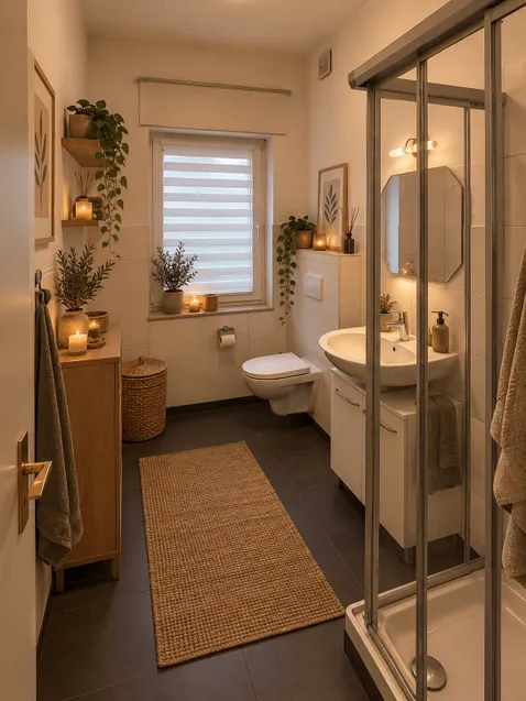 Badezimmer Erdgeschoss AI visualisiert