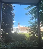Blick vom Balkon