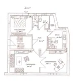 Grundriss mit Größe