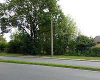 Straßenansicht auf das Grundstück