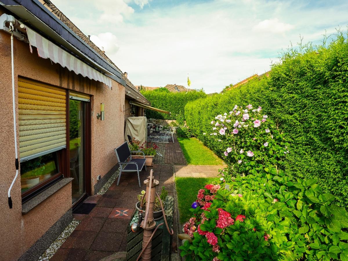 Rückseite Garten Anbau