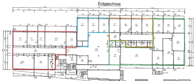 Anmietungsoptionen im EG
