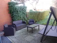 Terrasse vor dem Wohnzimmer