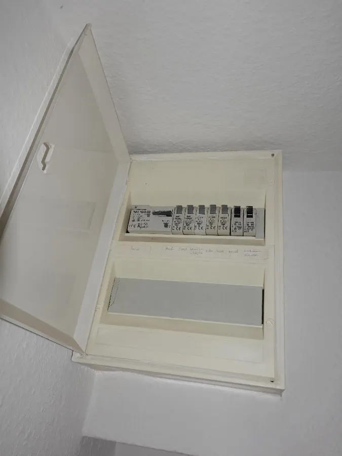Modernisierte Wohnungselektrik