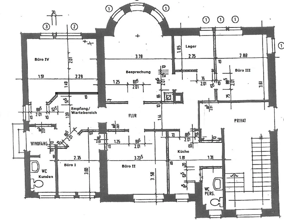 Grundriss weiteres Büro (IV)