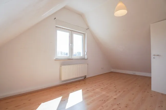Der wohnlich ausgebaute Spitzboden