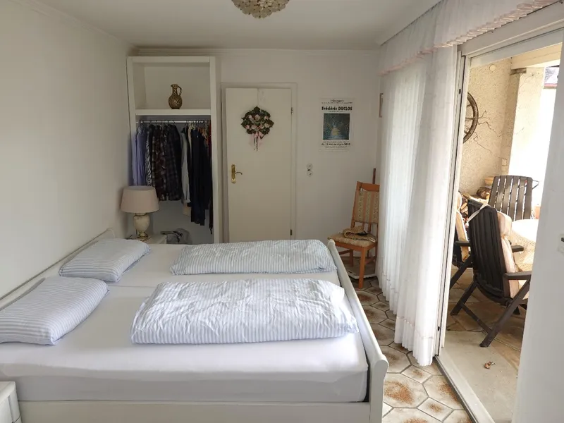 Das Schlafzimmer im EG