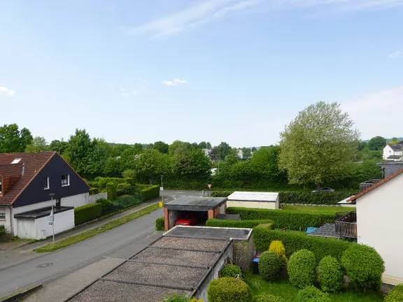 Schöne Aussicht von der Loggia