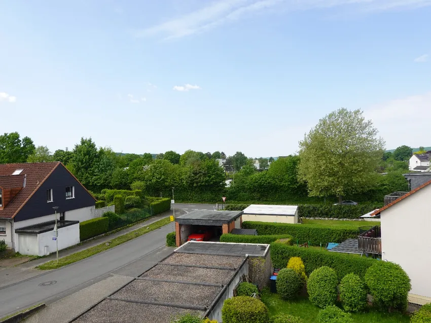 Schöne Aussicht von der Loggia