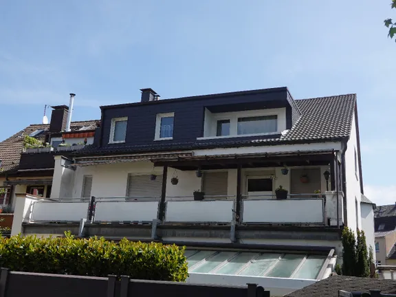 Balkonansicht auf der Hausrückseite