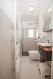 Gäste- WC mit Walk-In-Dusche