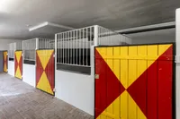 Pferdestallungen im Gebäude
