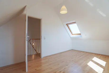 Spitzboden als weiteres Schlafzimmer nutzbar