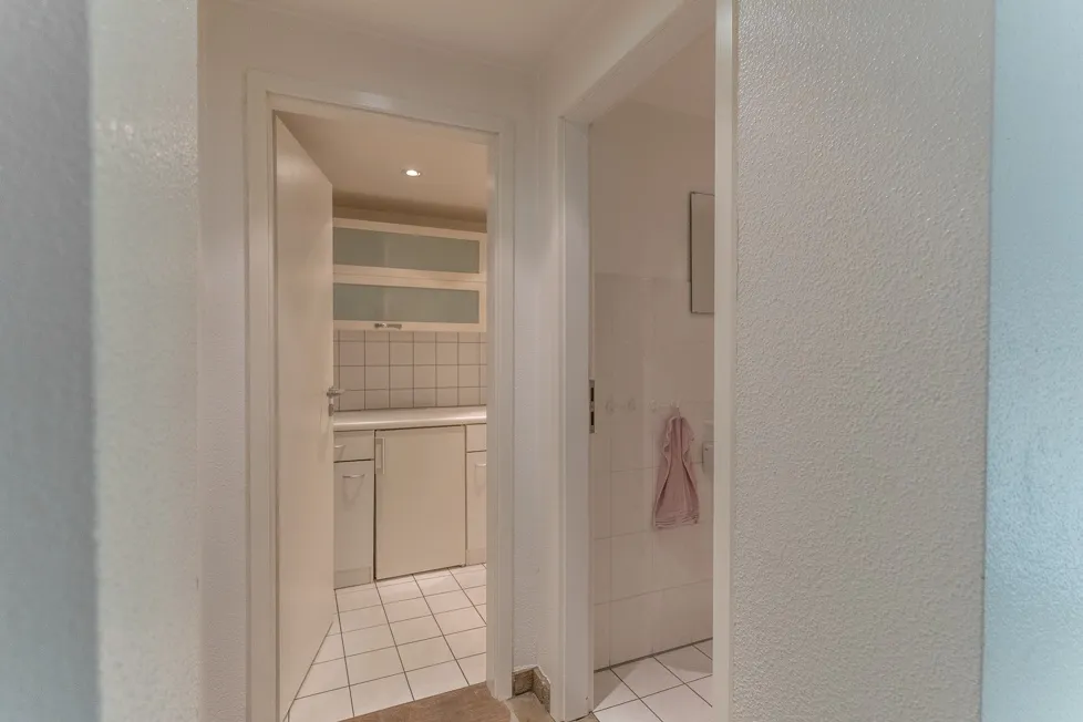 Zwischendiele vor dem WC udn der Küche