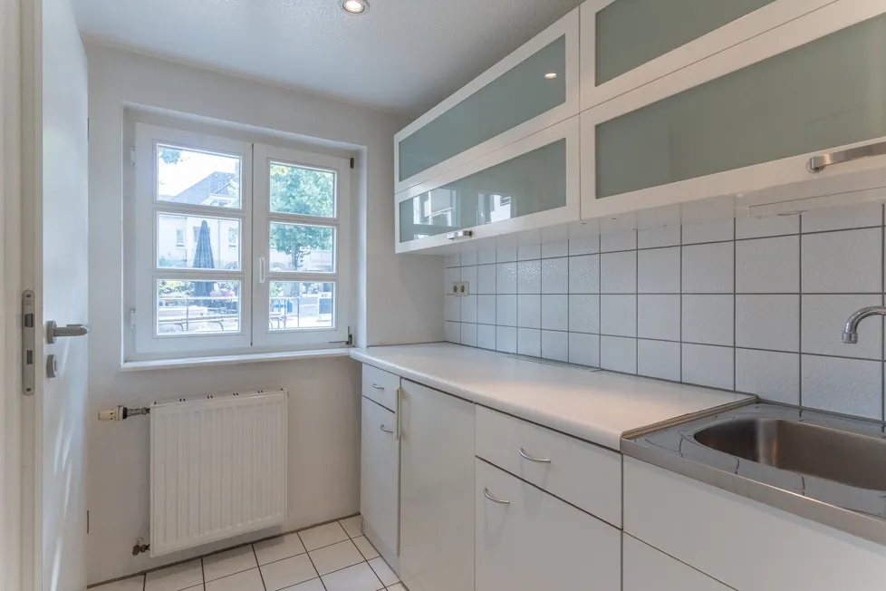 Küche mit Blick zum Marktplatz