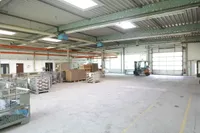 Die ca. 482 m² Werkshalle