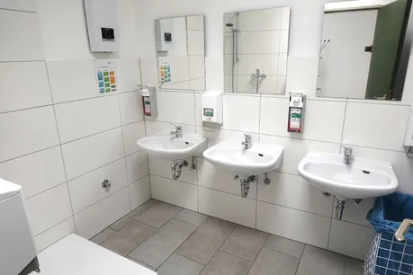 Umkleide Halle
