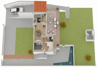 Erdgeschoss  und  Außenanlage