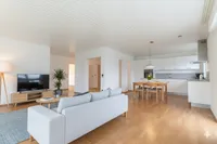 Visualisierung Offener Wohn-/ Essbereich