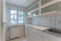 Küche mit Blick zum Marktplatz