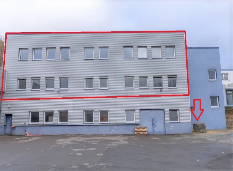 Rückansicht mit zweitem Zugang