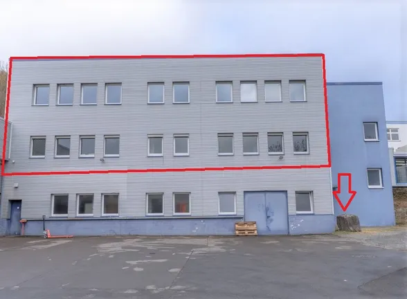 Rückansicht mit zweitem Zugang