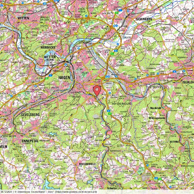 Straßenkarte makro (immomaps.shop)