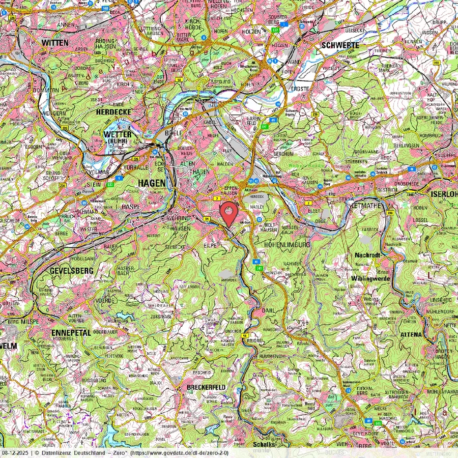 Straßenkarte makro (immomaps.shop)