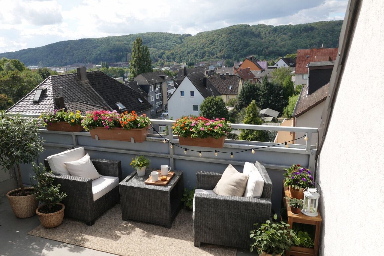 1.Loggia mit Weitsicht