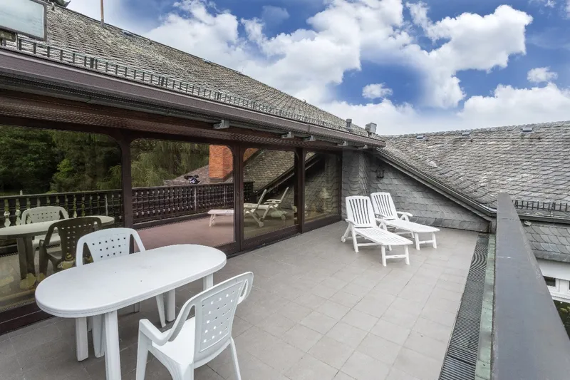 Die große Dachterrasse