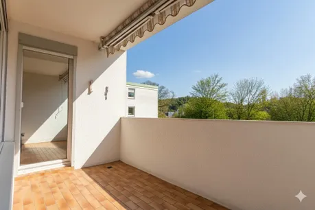 Loggia mit Süd-West-Ausrichtung