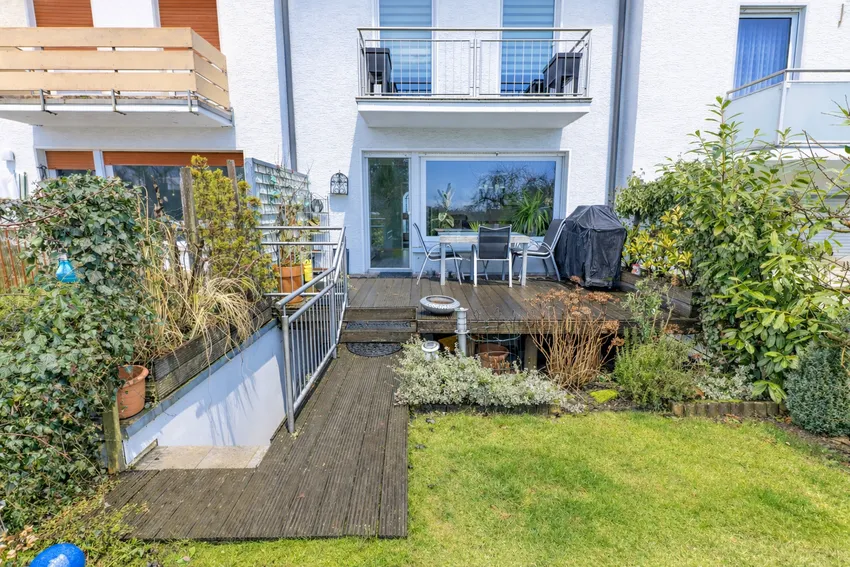 Blick auf die Terrasse